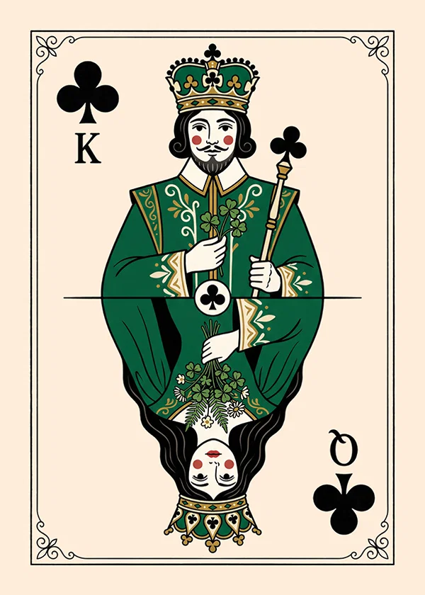 Poster King And Queen Of Clubs