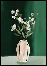 Le blanc et le vert s'harmonisent avec style.-6