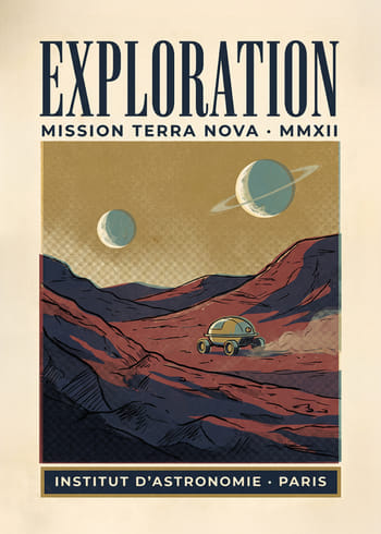 Poster Exploration Mission Terra Nova