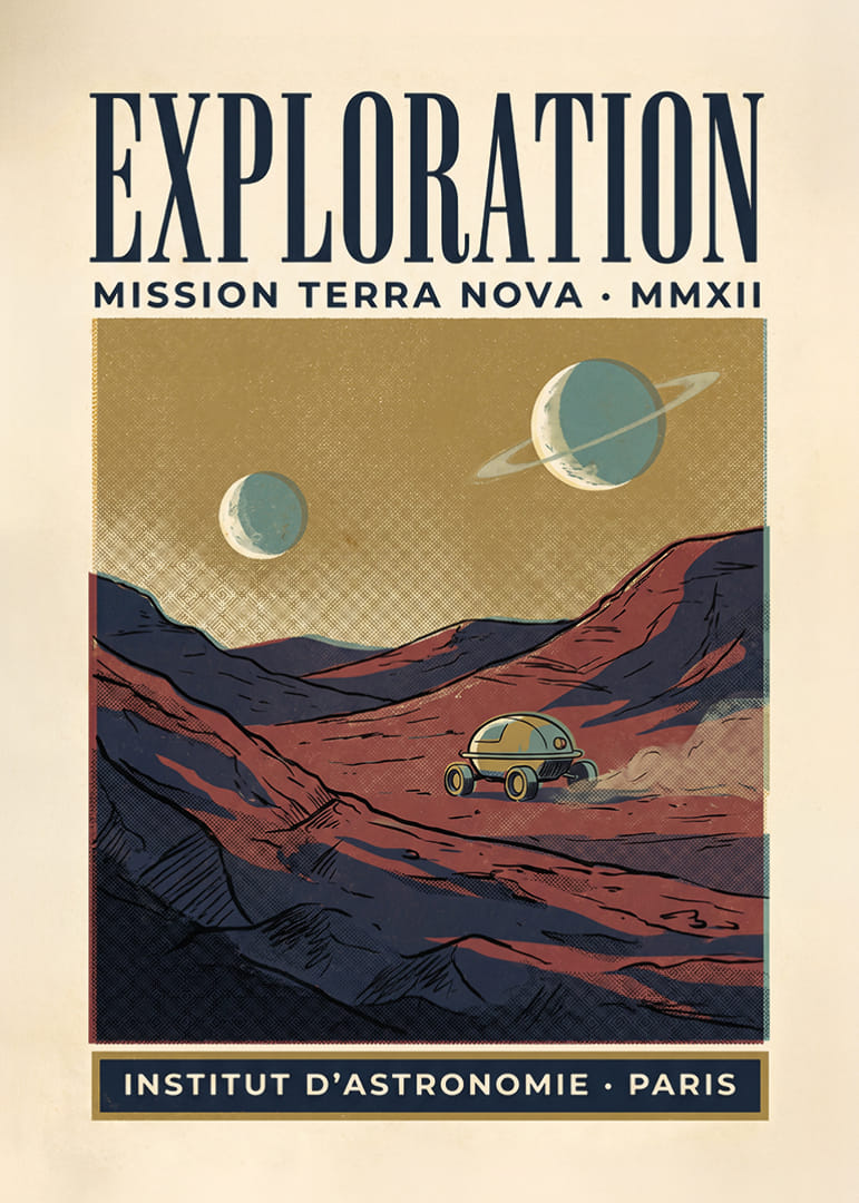 Discover adventures on an alien world with retrofuturistic charm.-12