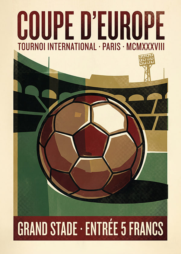 Póster Football In Paris