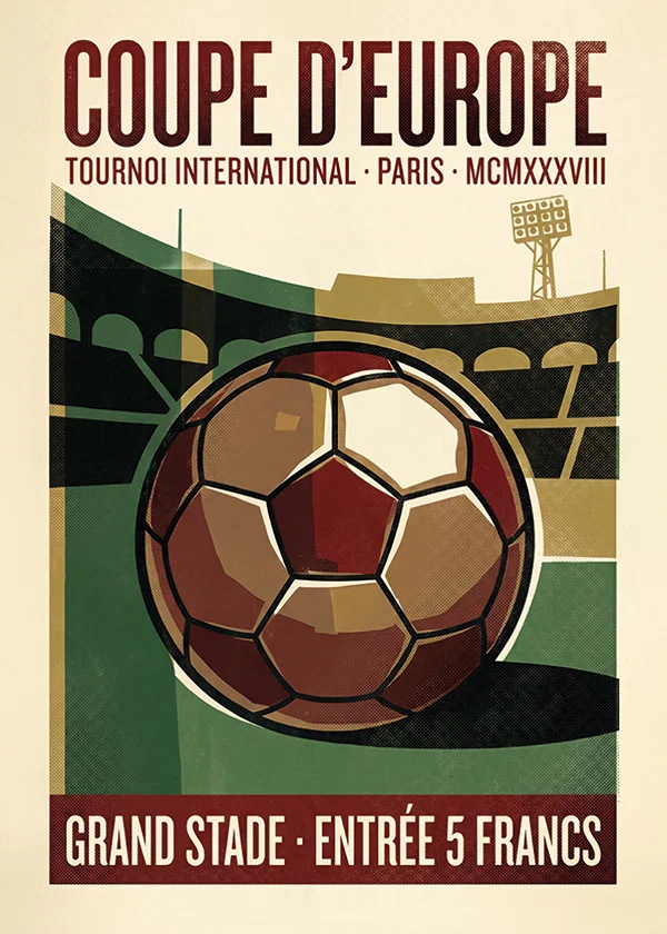 Poster Football In Paris