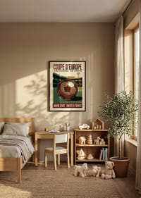 Classic football poster with a vintage feel and historical charm.-2