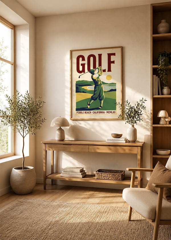 Poster Pebble Beach Golf crossfade