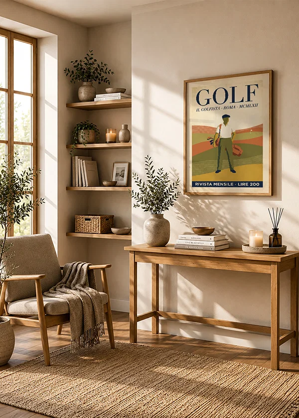 Poster Vintage Golf crossfade