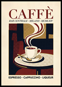 Elegant coffee cup with classic Italian style.-0