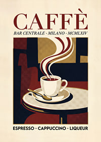 Elegant coffee cup with classic Italian style.-1