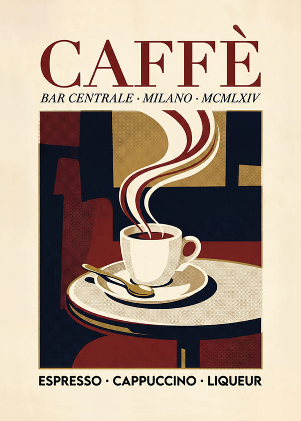 Poster Milano Coffee