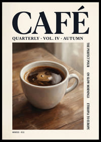 A steaming cup of coffee captures the essence of autumn.-0
