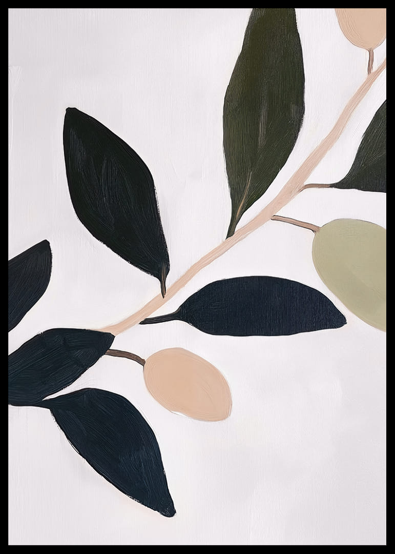 Minimalist olive branches for elegant harmony.-12