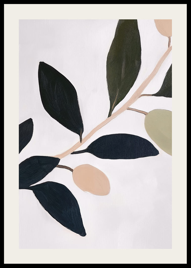 Minimalist olive branches for elegant harmony.-12