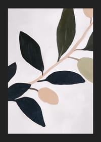 Minimalist olive branches for elegant harmony.-5