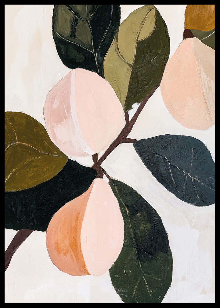 Delicious fruits against lush foliage bring to mind the beauty of nature.-12