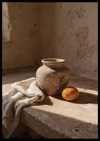 Rustic ceramics and citrus create a timeless atmosphere.-6