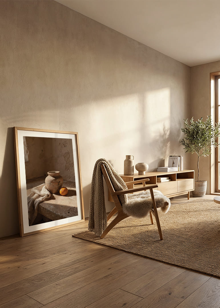 Rustic ceramics and citrus create a timeless atmosphere.-12