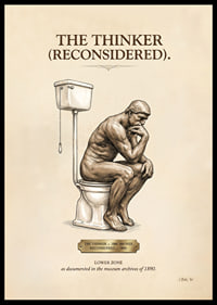 A humorous twist on classic art brings smiles.-6
