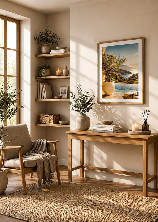 Poster Mediterranean Golden Horizon crossfade