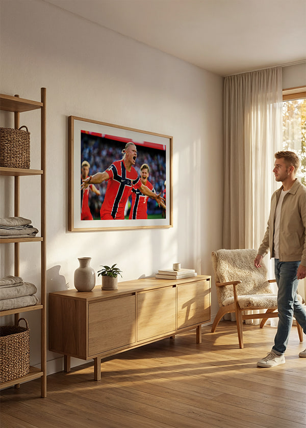 Plakat Erling Braut Haaland FIFA World Cup 2026 No1 crossfade