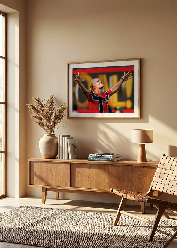 Affiche Erling Braut Haaland FIFA World Cup 2026 No4 crossfade