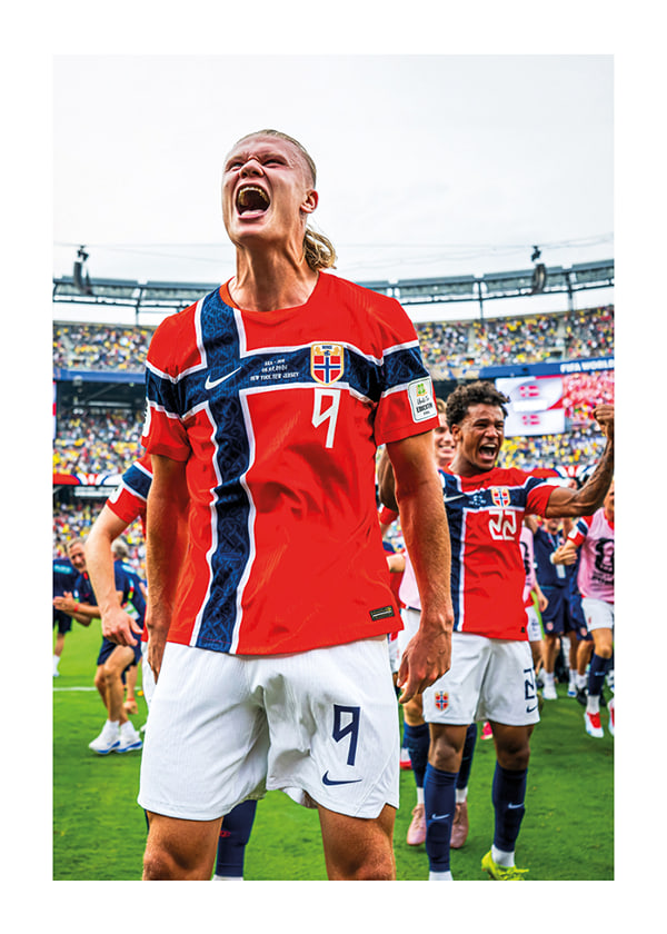 Plakat Erling Braut Haaland FIFA World Cup 2026 No5