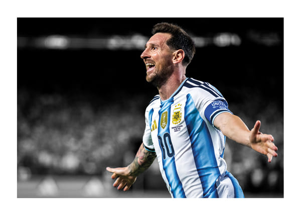 Poster Lionel Messi FIFA World Cup 2026 No1