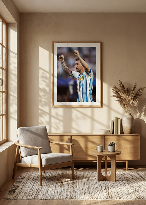 Affiche Lionel Messi FIFA World Cup 2026 No3 crossfade
