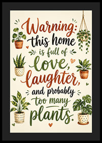 Charming poster filled with love and lush plants.-4