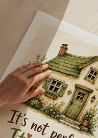 A charming house with a homely message.-9
