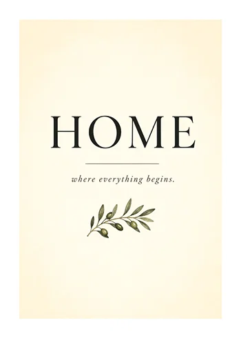 Poster Home Sanctuary