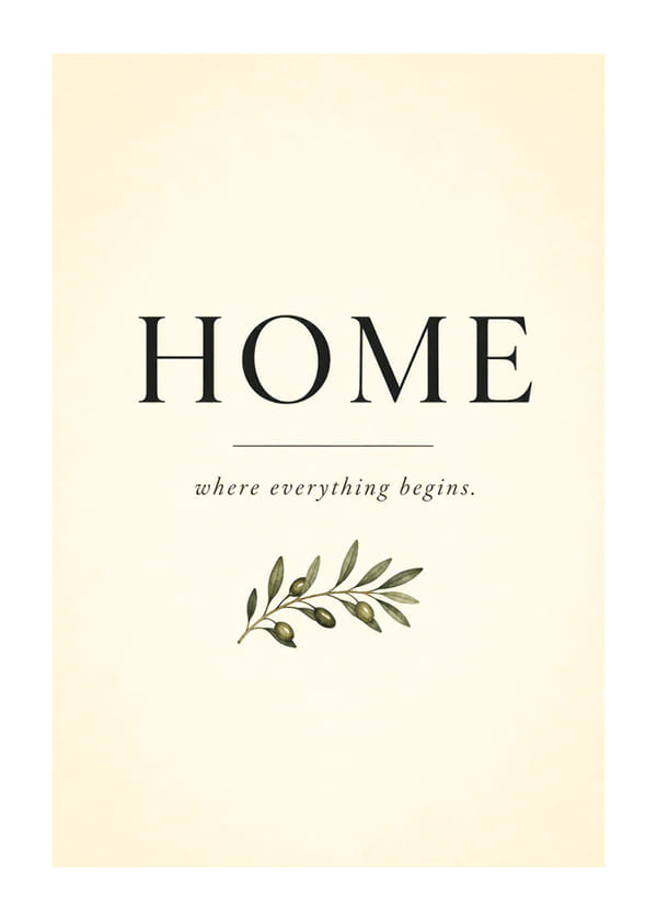 Poster Home Sanctuary