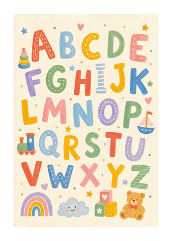 Poster Alphabet Dreamscape