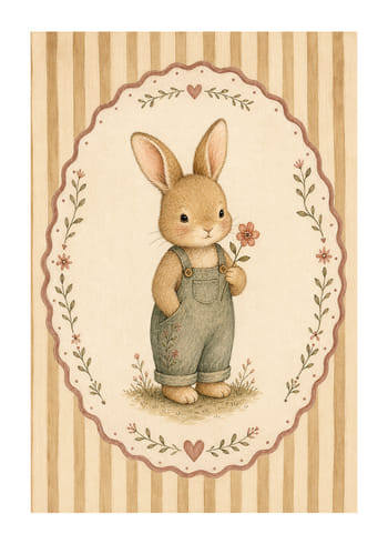 Poster Cute Bunny Blossom