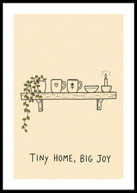 A shelf with simple charm and cozy decor.-0