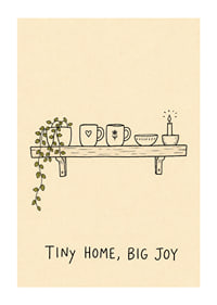 A shelf with simple charm and cozy decor.-1