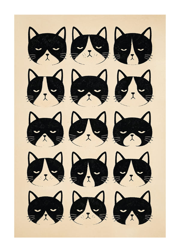 Poster Purrfect Pattern