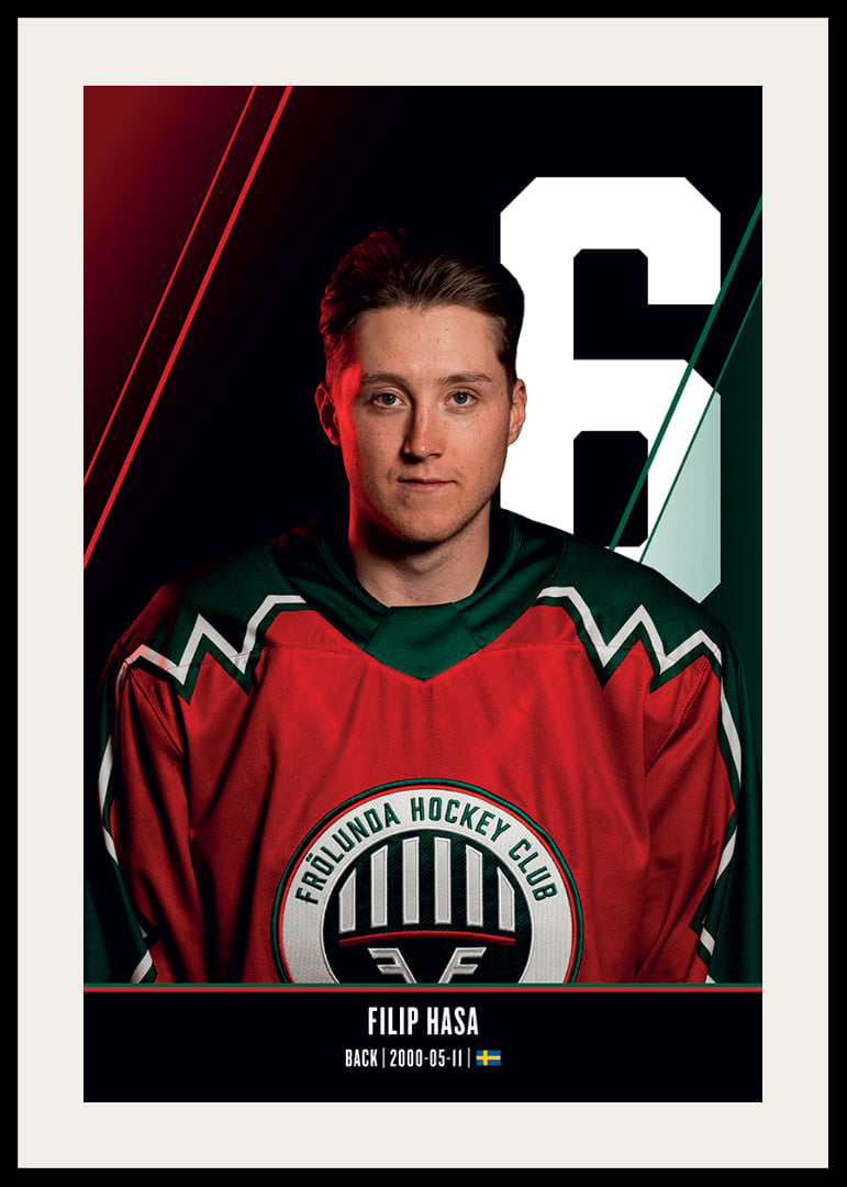 Filip Hasa #6 Frölunda HC 2026/2027-12
