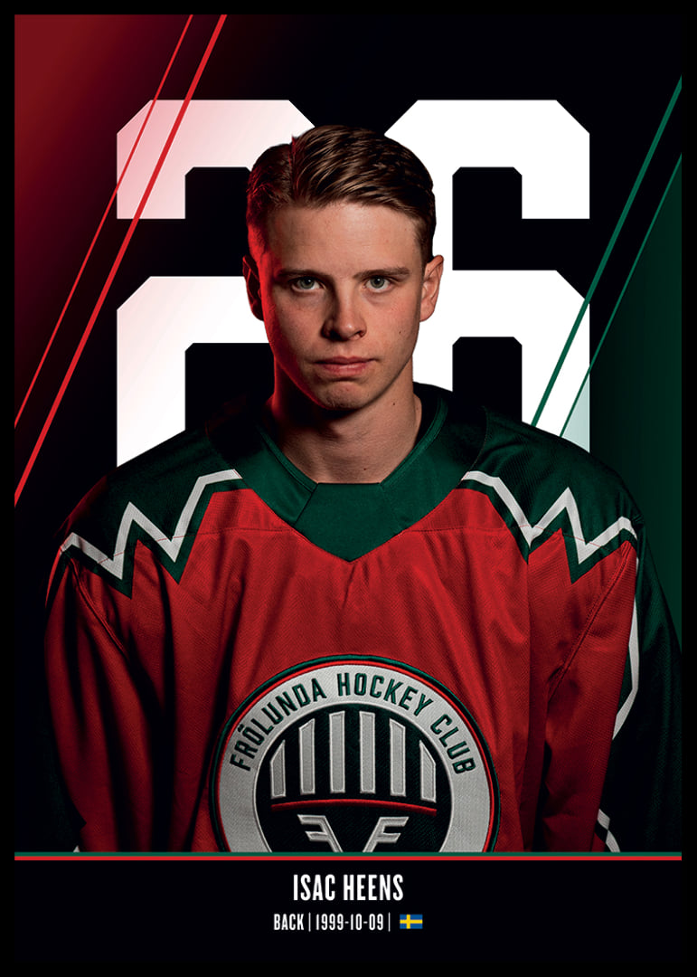 Isac Heens #26 Frölunda HC 2026/2027-12