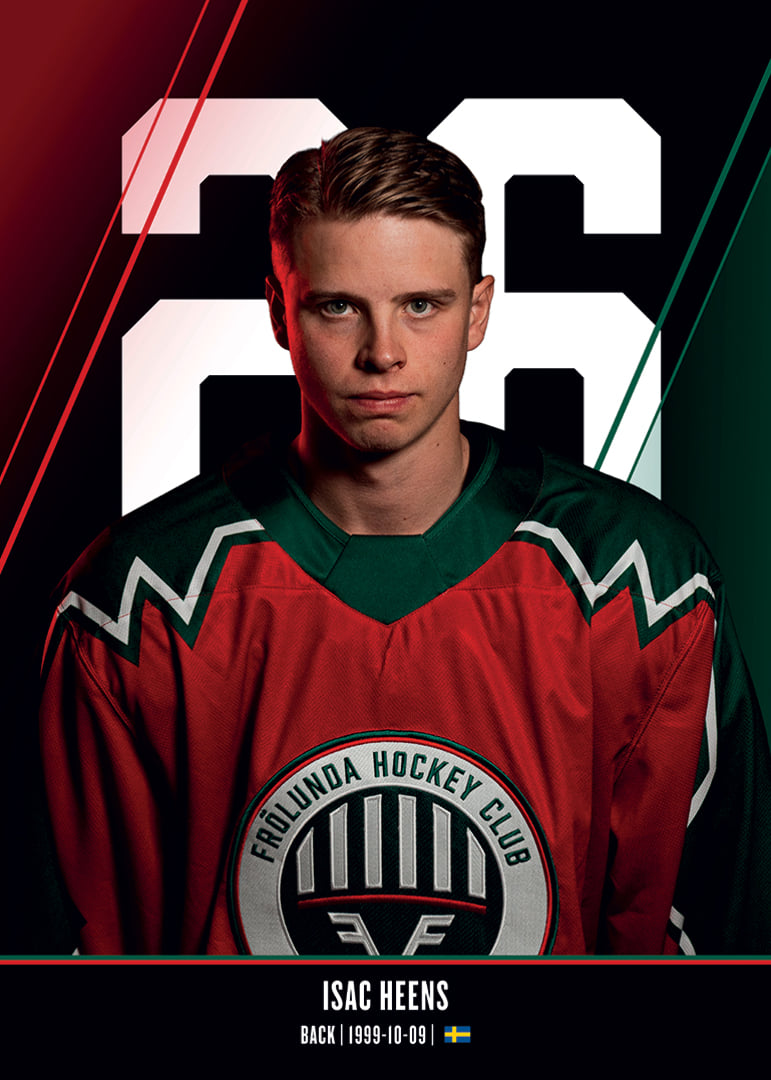 Isac Heens #26 Frölunda HC 2026/2027-12