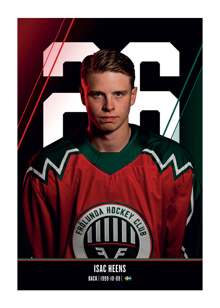 Isac Heens #26 Frölunda HC 2026/2027-12