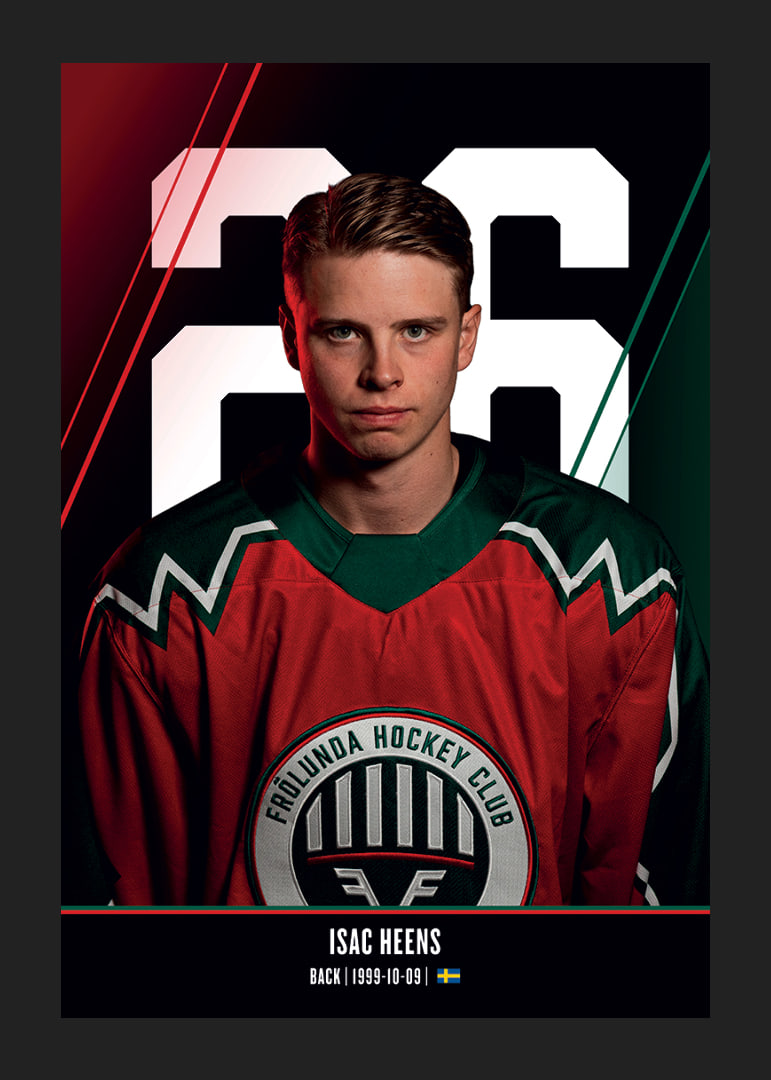 Isac Heens #26 Frölunda HC 2026/2027-12