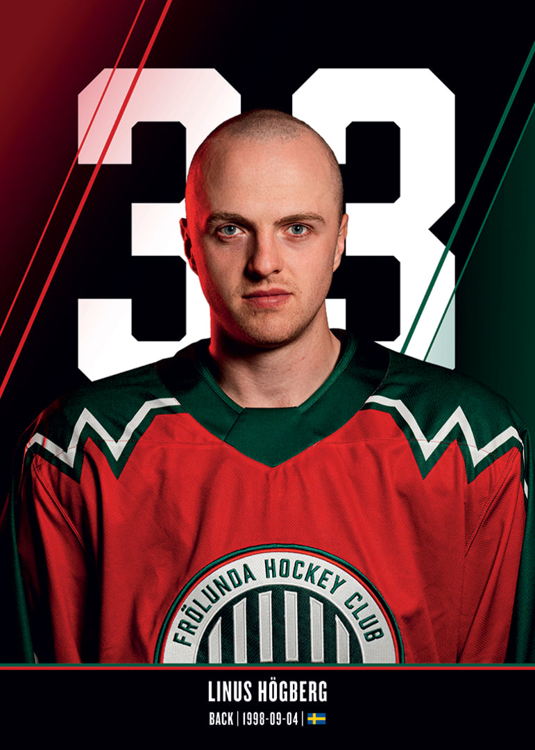 Linus Högberg #33 Frölunda HC 2026/2027-12