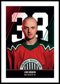 Linus Högberg #33 Frölunda HC 2026/2027-0