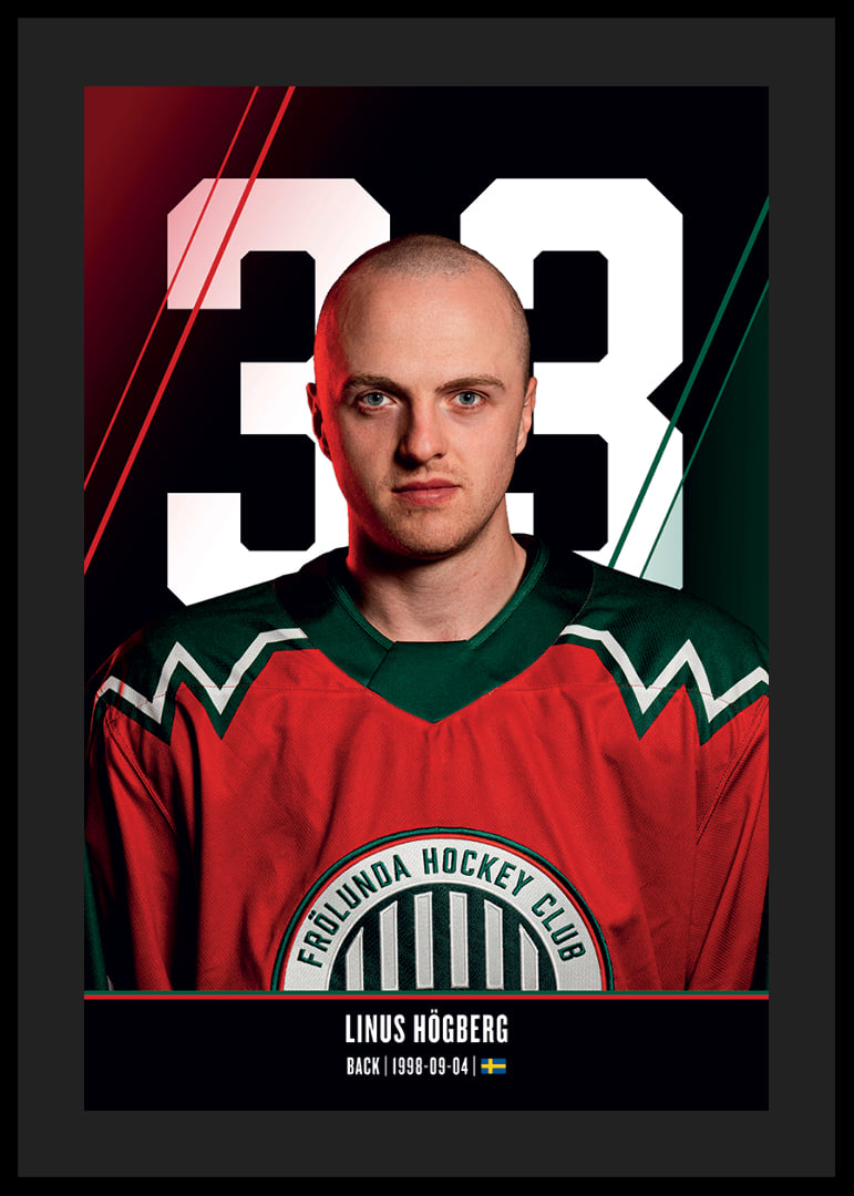 Linus Högberg #33 Frölunda HC 2026/2027-12