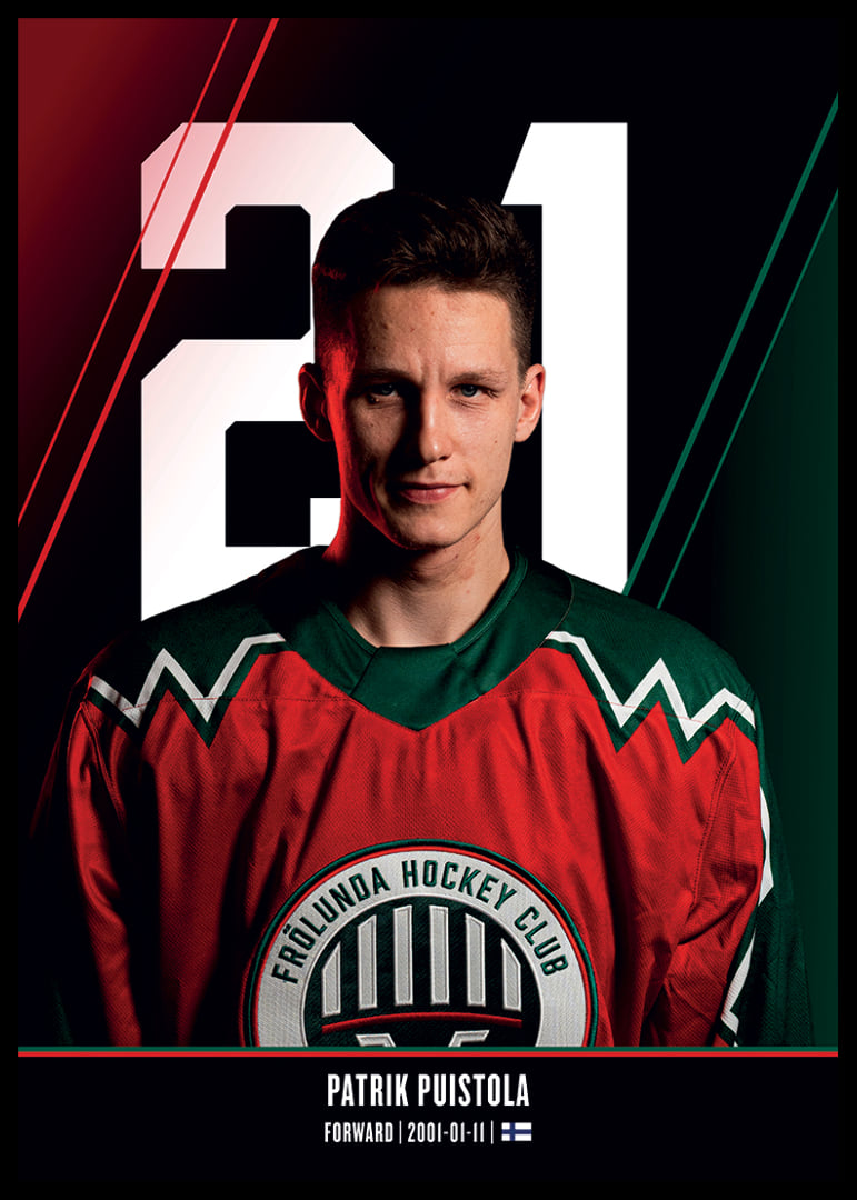 Patrik Puistola #21 Frölunda HC 2026/2027-12