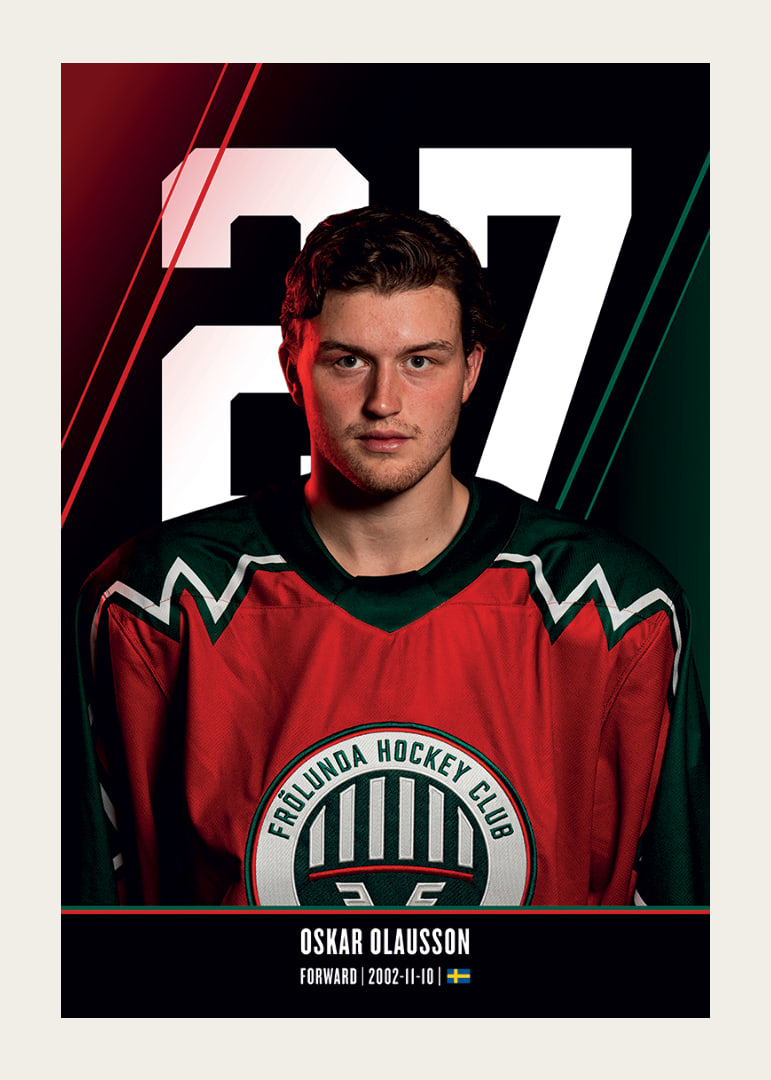 Oskar Olausson #27 Frölunda HC 2026/2027-12