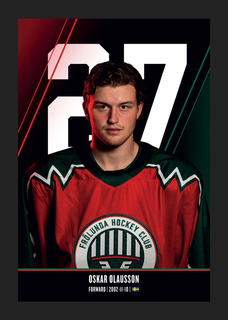 Oskar Olausson #27 Frölunda HC 2026/2027-12