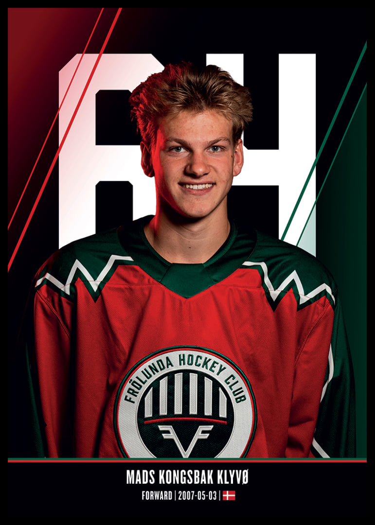 Mads Kongsbak Klyvø #64 Frölunda HC 2026/2027-12