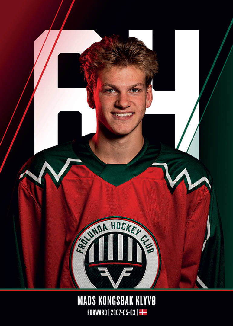 Mads Kongsbak Klyvø #64 Frölunda HC 2026/2027-12
