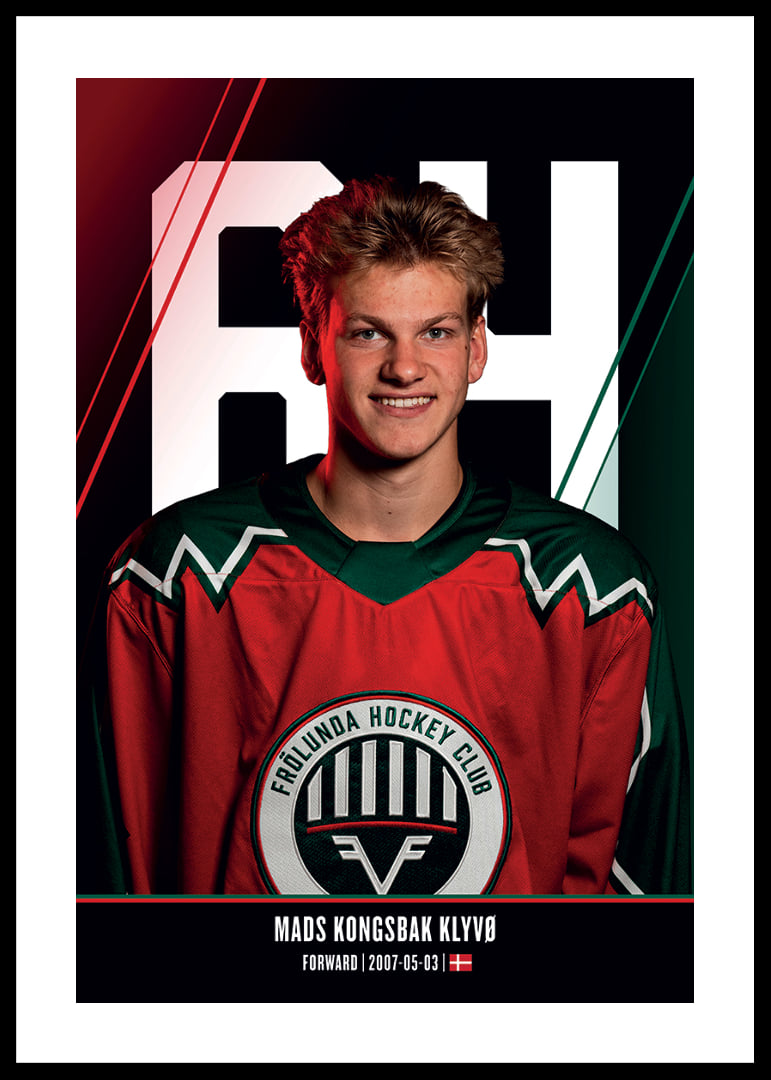 Mads Kongsbak Klyvø #64 Frölunda HC 2026/2027-12