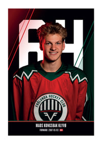 Mads Kongsbak Klyvø #64 Frölunda HC 2026/2027-1